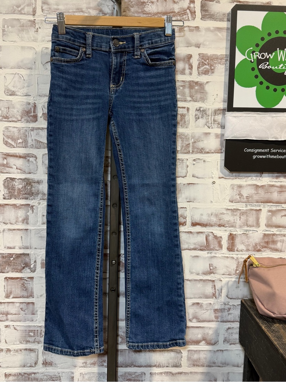 Wrangler Kids Dark Blue Bootcut Jeans